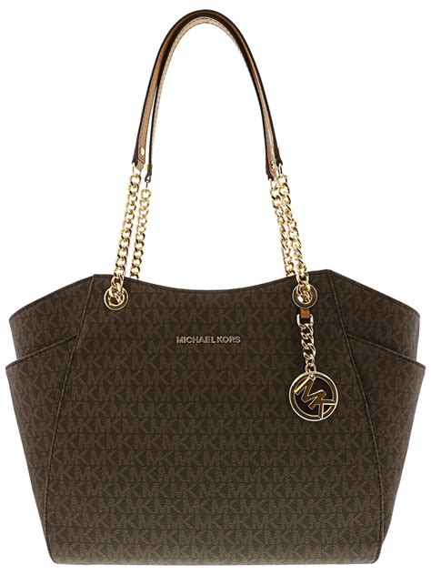 michael kors jet set tote chain tassel|Michael Kors jet set large.